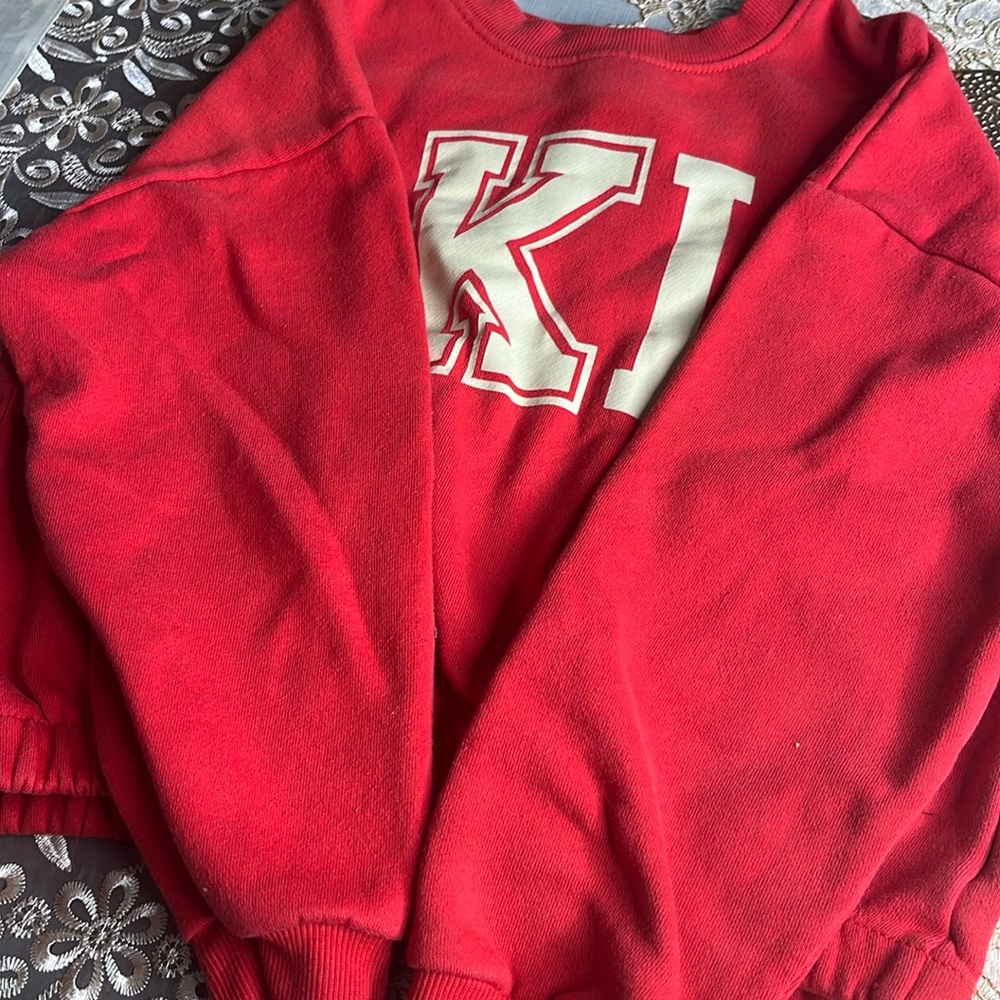 Red “Be Kind” Sweatshirt